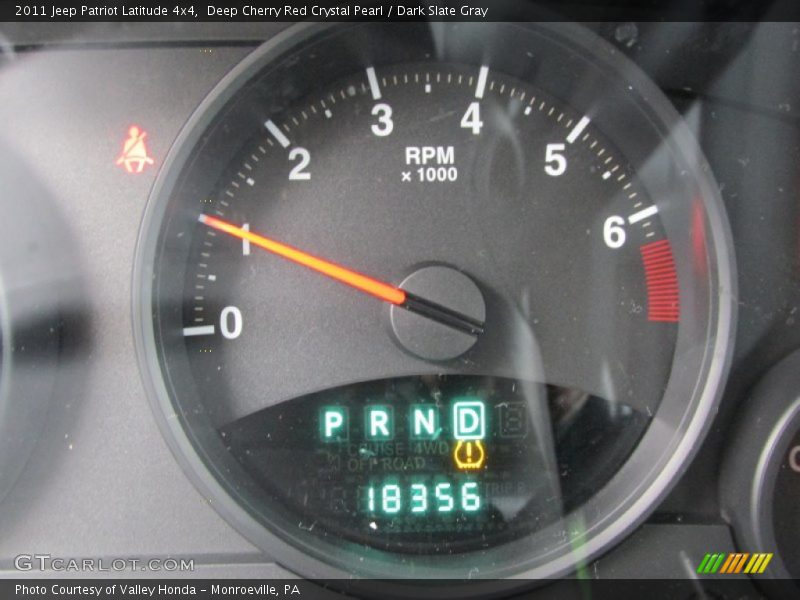 Deep Cherry Red Crystal Pearl / Dark Slate Gray 2011 Jeep Patriot Latitude 4x4