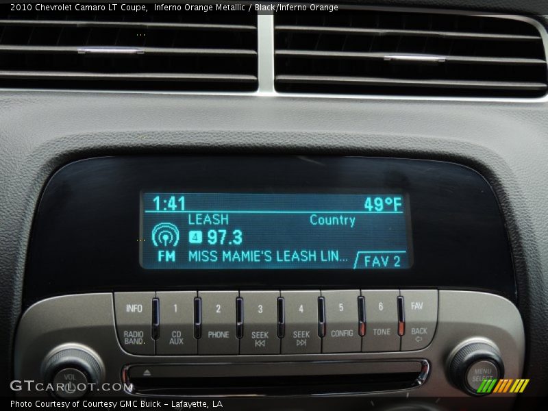 Inferno Orange Metallic / Black/Inferno Orange 2010 Chevrolet Camaro LT Coupe
