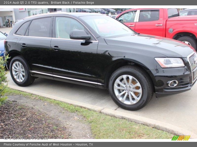 Brilliant Black / Pistachio Beige 2014 Audi Q5 2.0 TFSI quattro