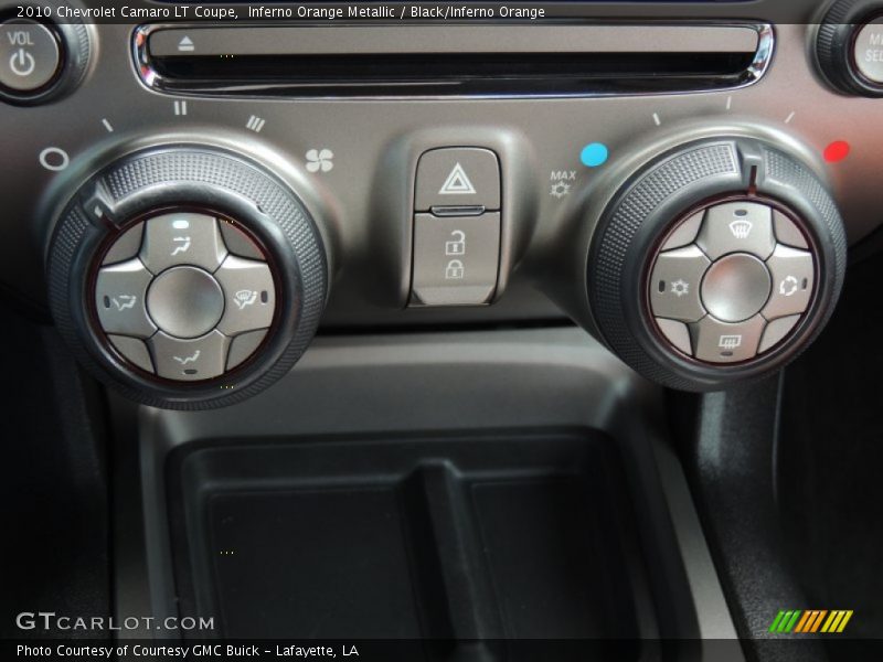 Inferno Orange Metallic / Black/Inferno Orange 2010 Chevrolet Camaro LT Coupe