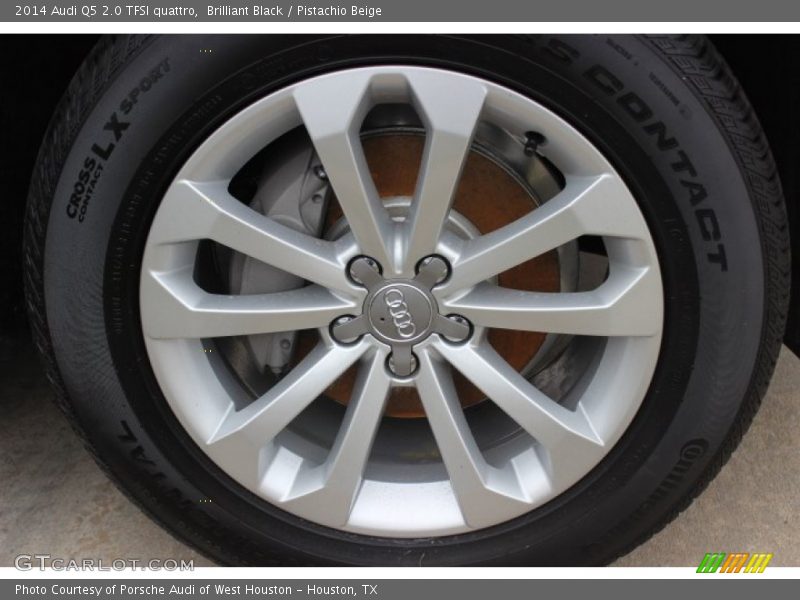 Brilliant Black / Pistachio Beige 2014 Audi Q5 2.0 TFSI quattro