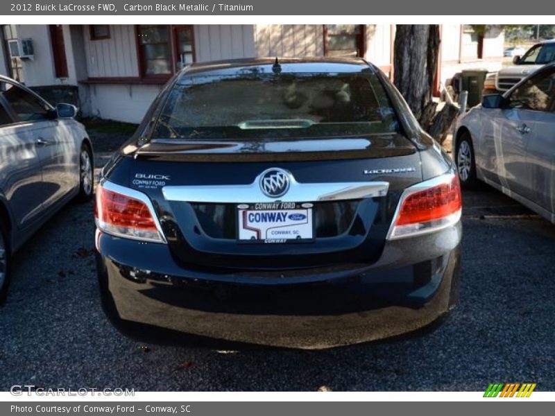 Carbon Black Metallic / Titanium 2012 Buick LaCrosse FWD