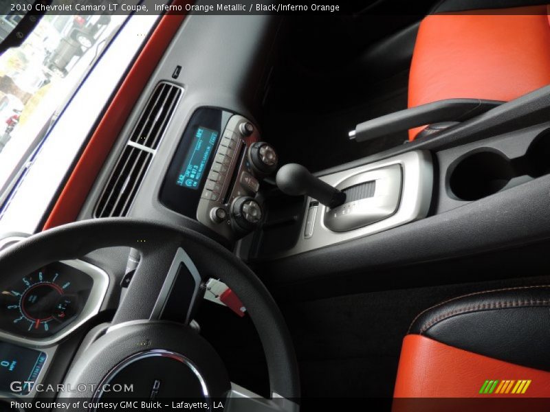 Inferno Orange Metallic / Black/Inferno Orange 2010 Chevrolet Camaro LT Coupe