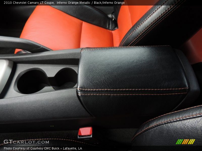 Inferno Orange Metallic / Black/Inferno Orange 2010 Chevrolet Camaro LT Coupe