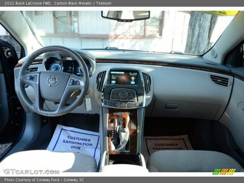 Carbon Black Metallic / Titanium 2012 Buick LaCrosse FWD