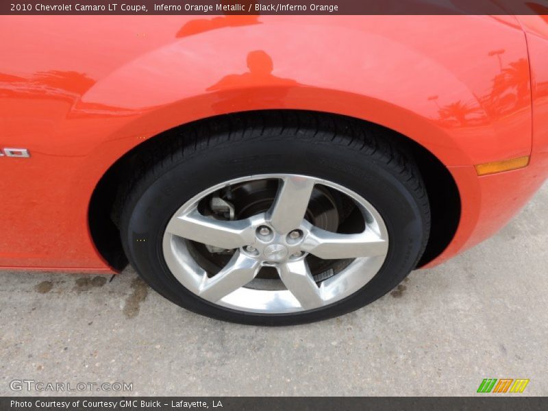 Inferno Orange Metallic / Black/Inferno Orange 2010 Chevrolet Camaro LT Coupe