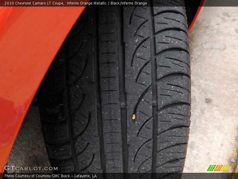 Inferno Orange Metallic / Black/Inferno Orange 2010 Chevrolet Camaro LT Coupe