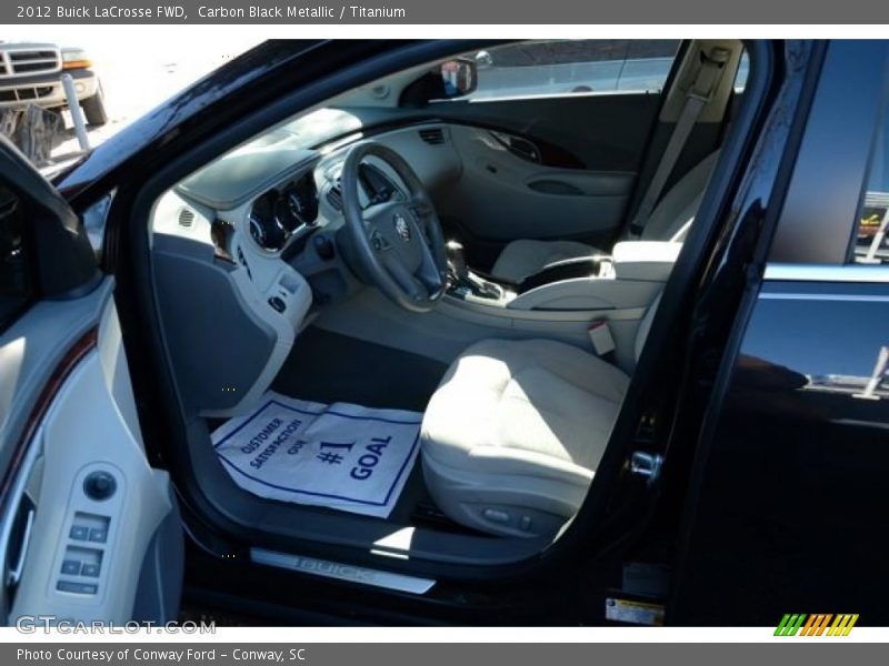 Carbon Black Metallic / Titanium 2012 Buick LaCrosse FWD