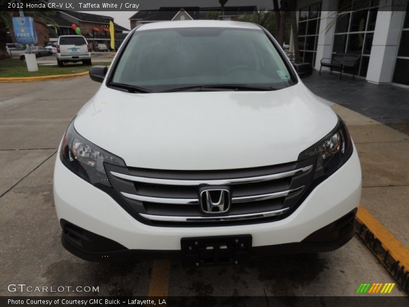Taffeta White / Gray 2012 Honda CR-V LX