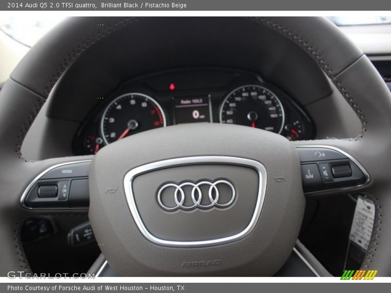 Brilliant Black / Pistachio Beige 2014 Audi Q5 2.0 TFSI quattro