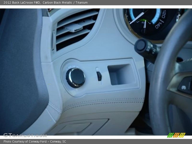 Carbon Black Metallic / Titanium 2012 Buick LaCrosse FWD