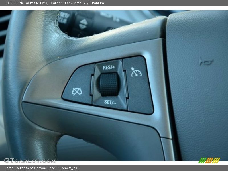 Carbon Black Metallic / Titanium 2012 Buick LaCrosse FWD