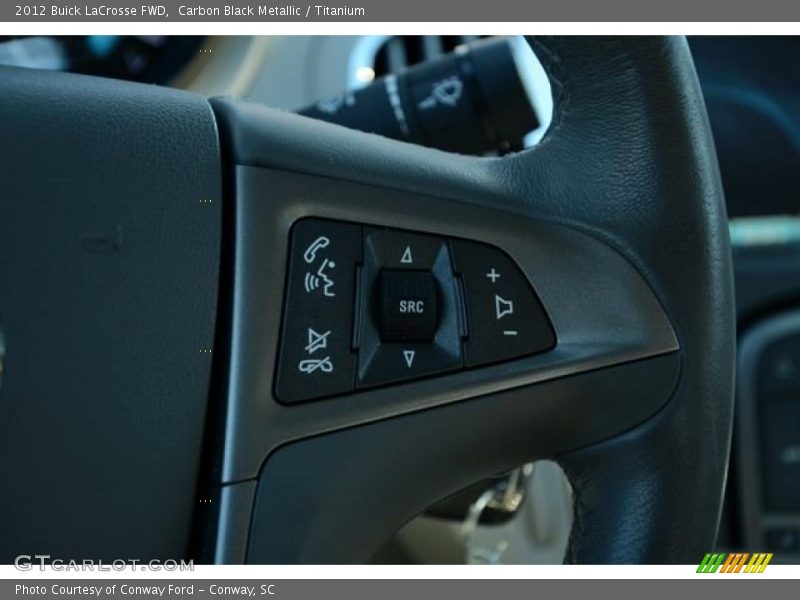 Carbon Black Metallic / Titanium 2012 Buick LaCrosse FWD