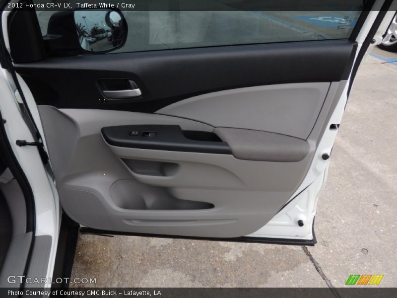 Taffeta White / Gray 2012 Honda CR-V LX