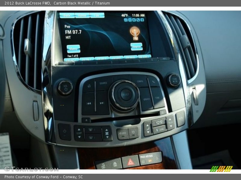 Carbon Black Metallic / Titanium 2012 Buick LaCrosse FWD