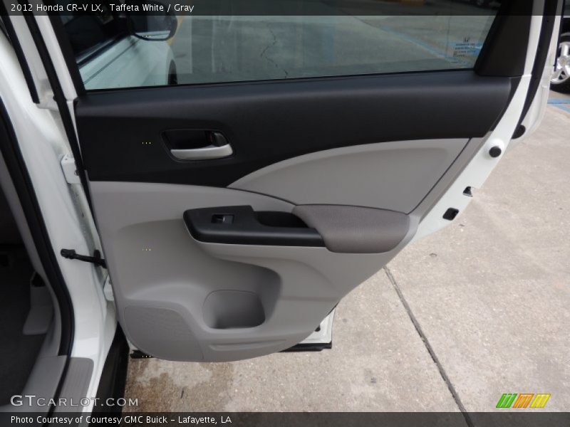 Taffeta White / Gray 2012 Honda CR-V LX
