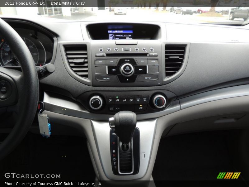 Taffeta White / Gray 2012 Honda CR-V LX