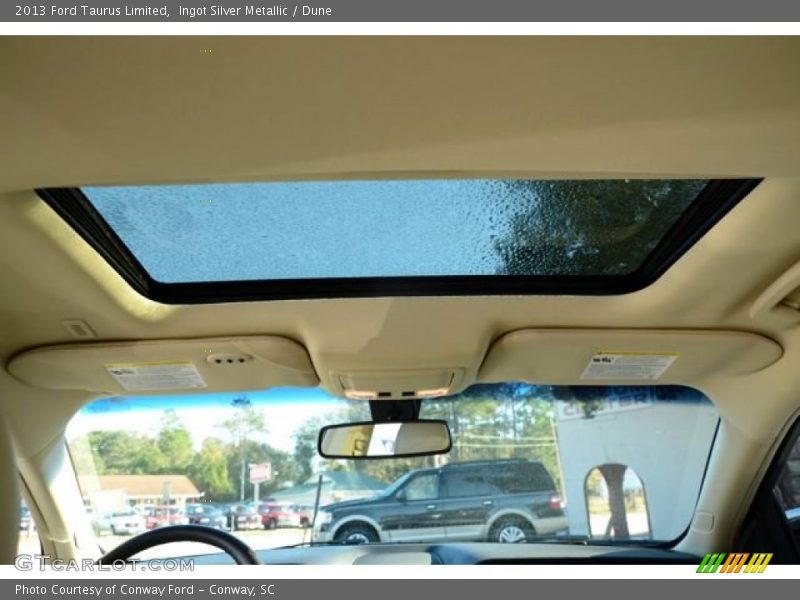 Ingot Silver Metallic / Dune 2013 Ford Taurus Limited