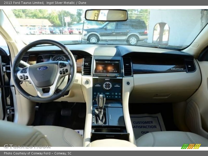 Ingot Silver Metallic / Dune 2013 Ford Taurus Limited