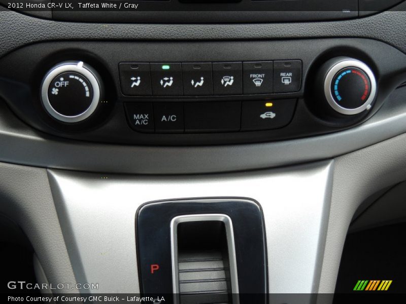 Taffeta White / Gray 2012 Honda CR-V LX