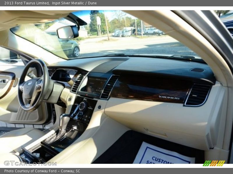 Ingot Silver Metallic / Dune 2013 Ford Taurus Limited