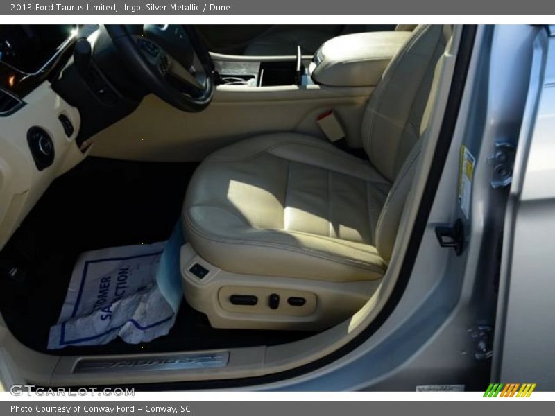 Ingot Silver Metallic / Dune 2013 Ford Taurus Limited