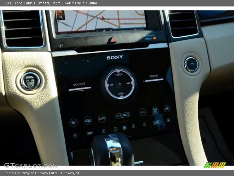 Ingot Silver Metallic / Dune 2013 Ford Taurus Limited