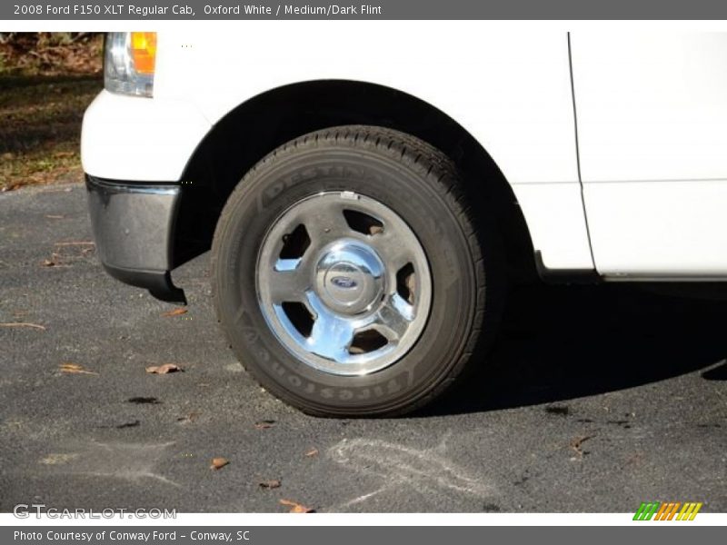 Oxford White / Medium/Dark Flint 2008 Ford F150 XLT Regular Cab