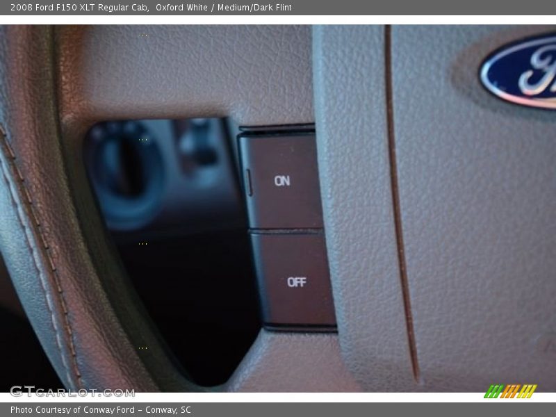 Oxford White / Medium/Dark Flint 2008 Ford F150 XLT Regular Cab