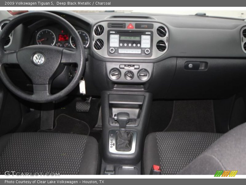 Deep Black Metallic / Charcoal 2009 Volkswagen Tiguan S