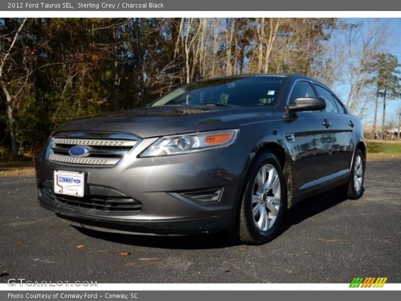 Sterling Grey / Charcoal Black 2012 Ford Taurus SEL