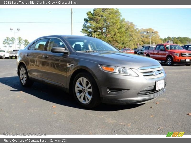 Sterling Grey / Charcoal Black 2012 Ford Taurus SEL