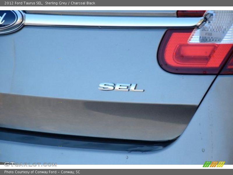 Sterling Grey / Charcoal Black 2012 Ford Taurus SEL