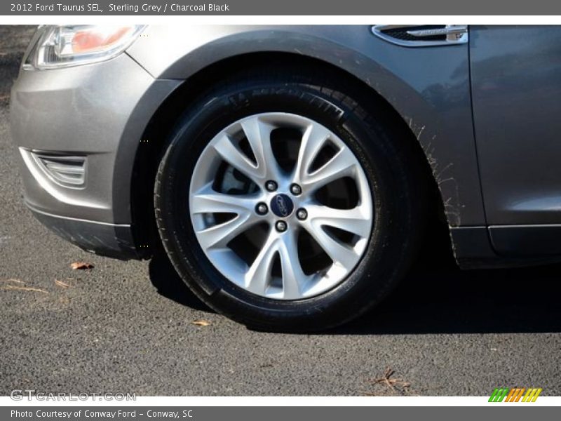 Sterling Grey / Charcoal Black 2012 Ford Taurus SEL