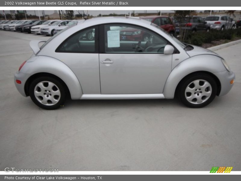 Reflex Silver Metallic / Black 2002 Volkswagen New Beetle GLS Coupe