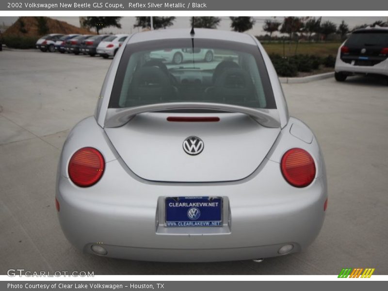 Reflex Silver Metallic / Black 2002 Volkswagen New Beetle GLS Coupe