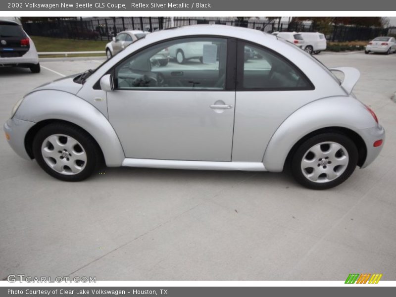Reflex Silver Metallic / Black 2002 Volkswagen New Beetle GLS Coupe