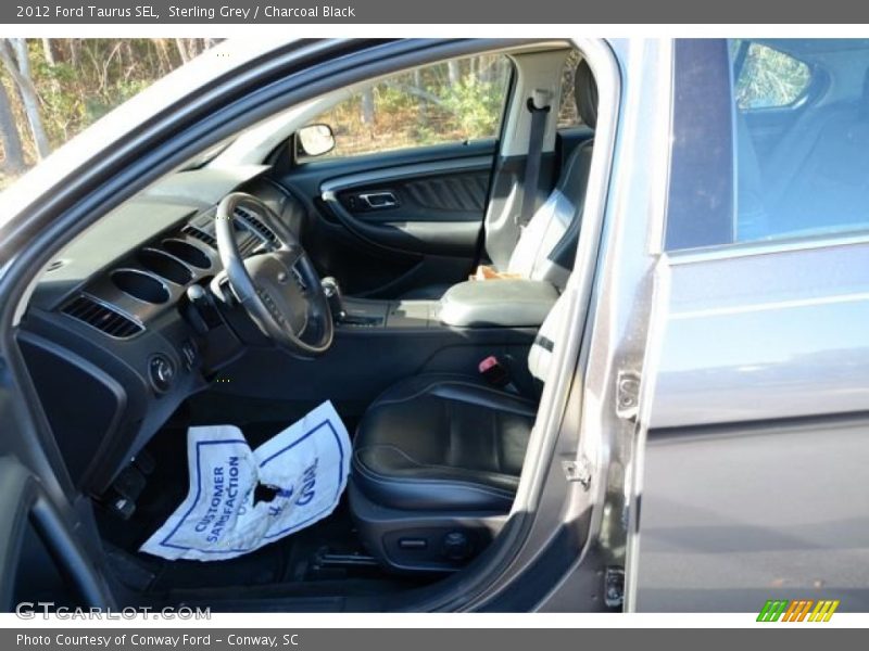 Sterling Grey / Charcoal Black 2012 Ford Taurus SEL