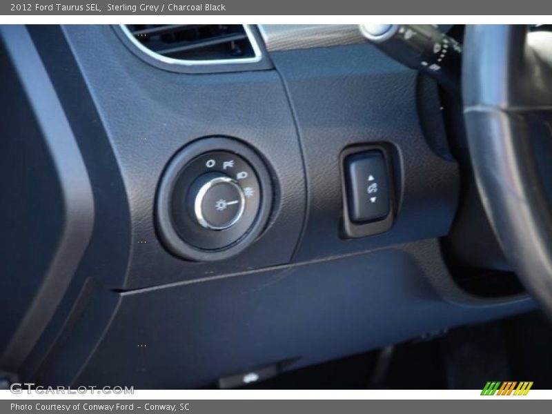 Sterling Grey / Charcoal Black 2012 Ford Taurus SEL