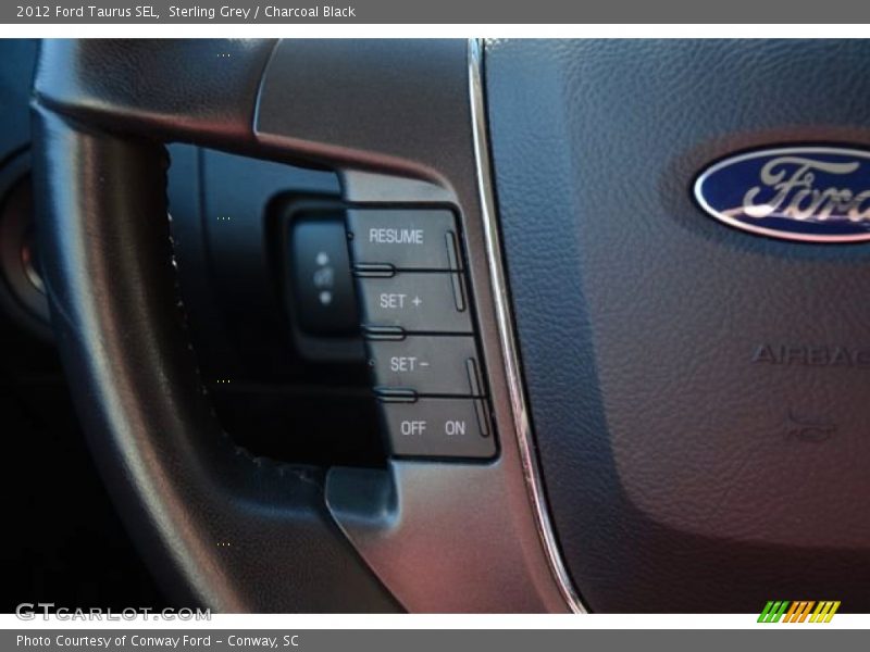 Sterling Grey / Charcoal Black 2012 Ford Taurus SEL