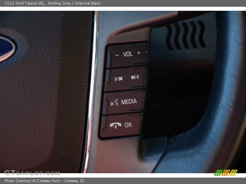 Sterling Grey / Charcoal Black 2012 Ford Taurus SEL