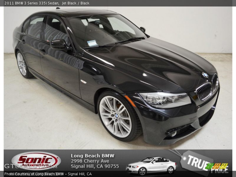 Jet Black / Black 2011 BMW 3 Series 335i Sedan