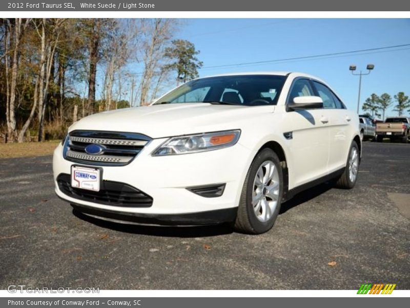 White Suede / Light Stone 2012 Ford Taurus SEL