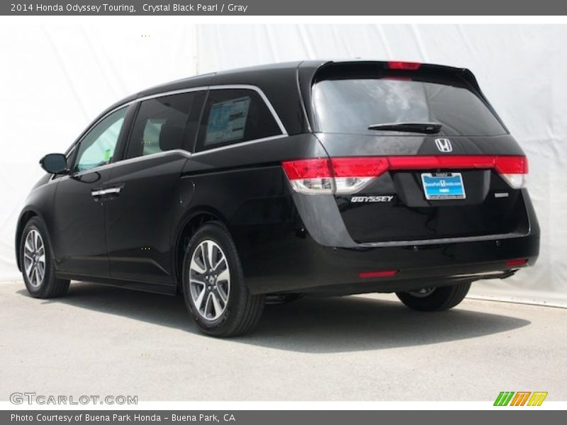 Crystal Black Pearl / Gray 2014 Honda Odyssey Touring