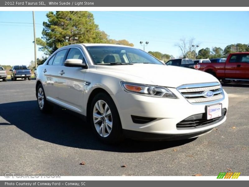 White Suede / Light Stone 2012 Ford Taurus SEL