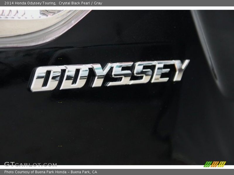 Crystal Black Pearl / Gray 2014 Honda Odyssey Touring