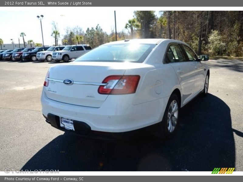 White Suede / Light Stone 2012 Ford Taurus SEL