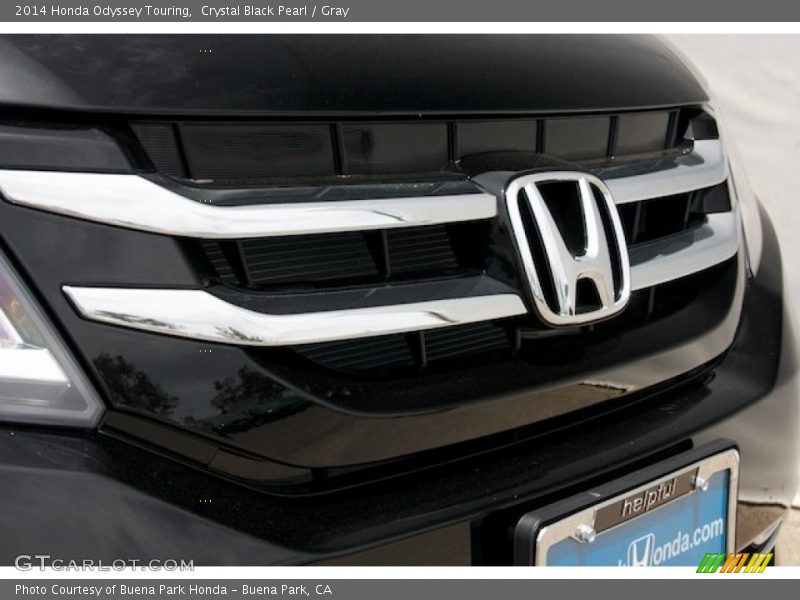 Crystal Black Pearl / Gray 2014 Honda Odyssey Touring