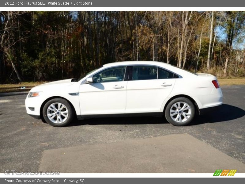 White Suede / Light Stone 2012 Ford Taurus SEL