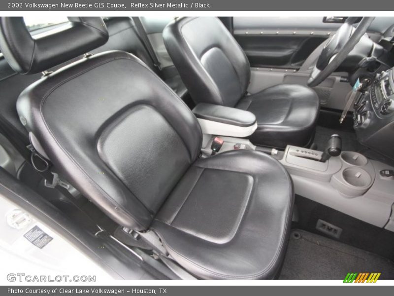 Reflex Silver Metallic / Black 2002 Volkswagen New Beetle GLS Coupe